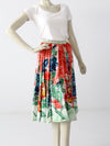 vintage 50s floral circle skirt