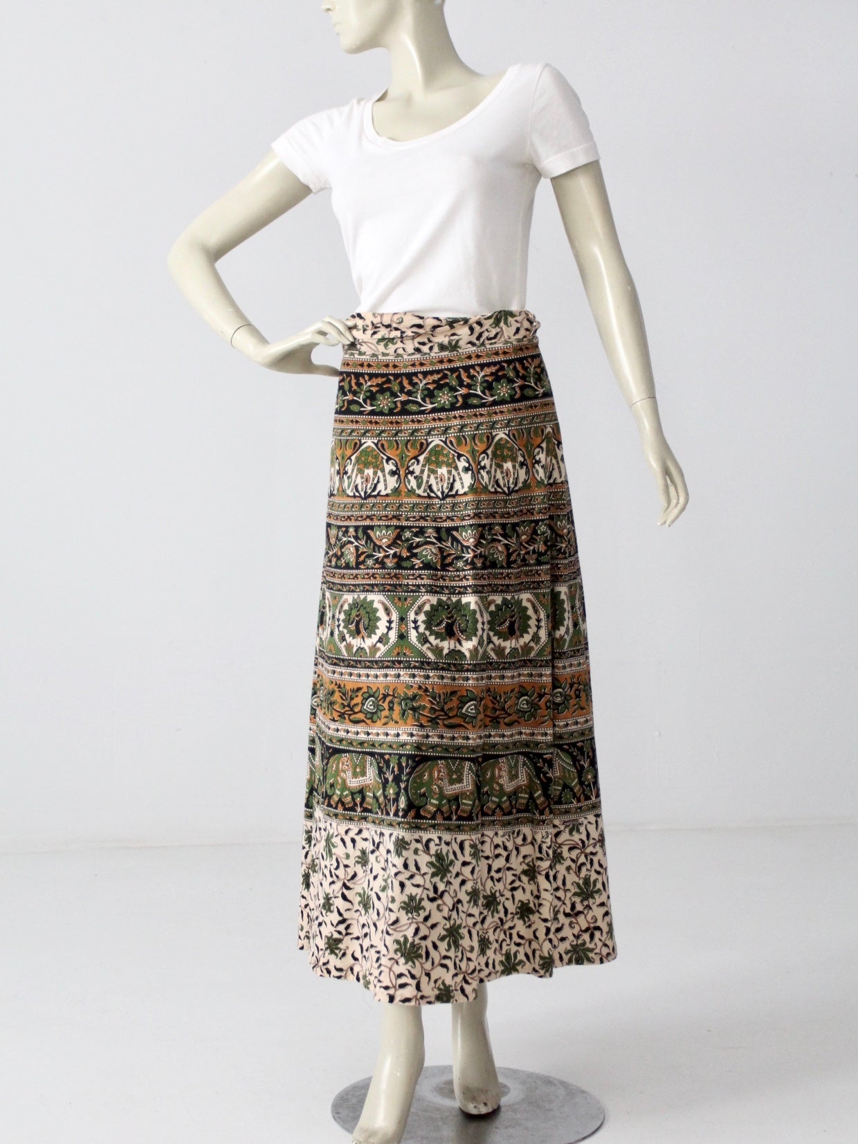 70s color block skirt new arrivals