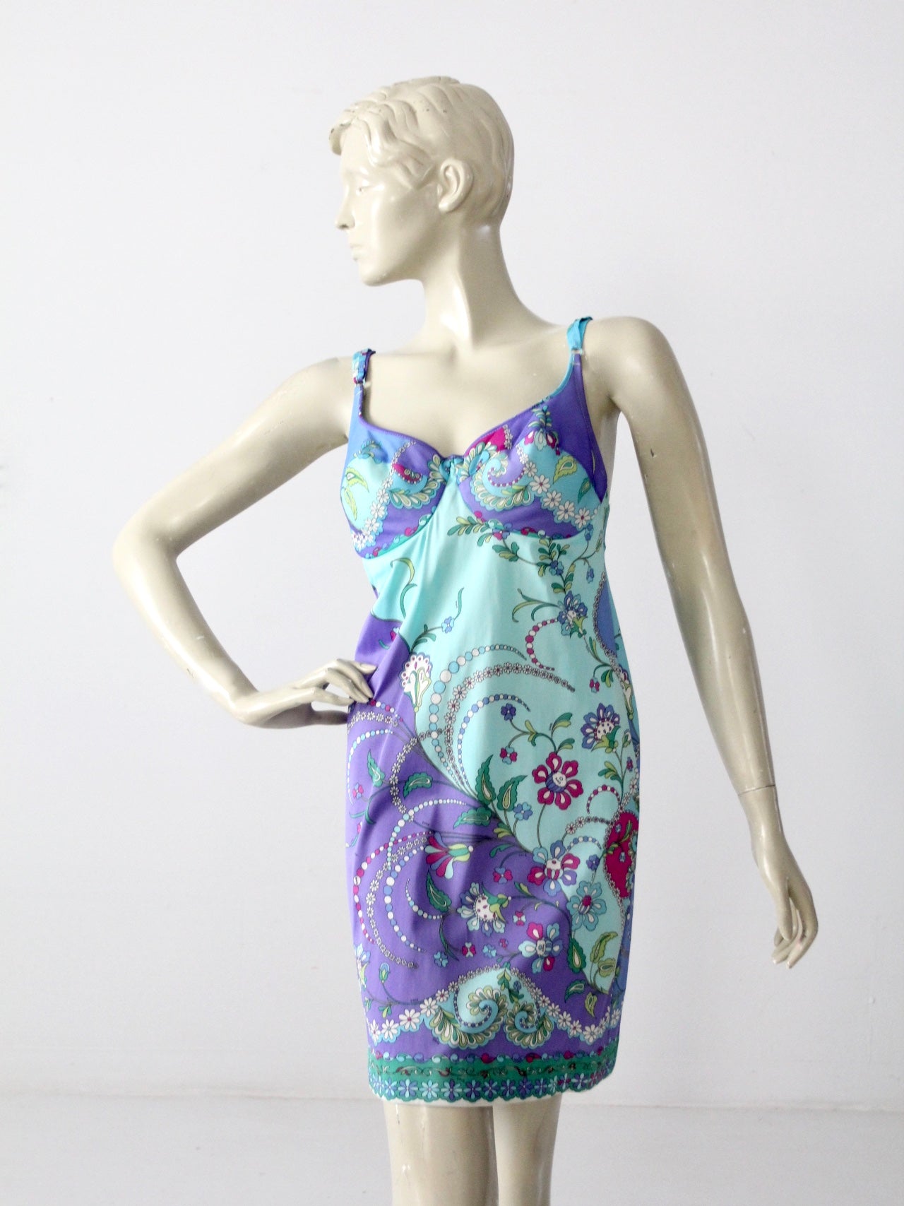 Pucci Vintage 60s Form Fit Rogers Full Slip