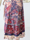 vintage 70s hippie wrap skirt