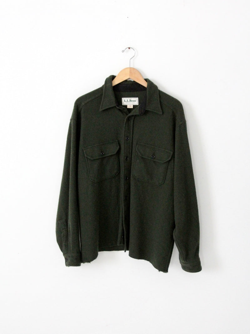 vintage LL Bean Fleece shirt jacket