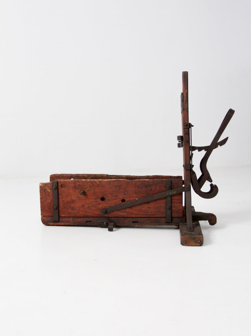 antique wood bender woodworking tool