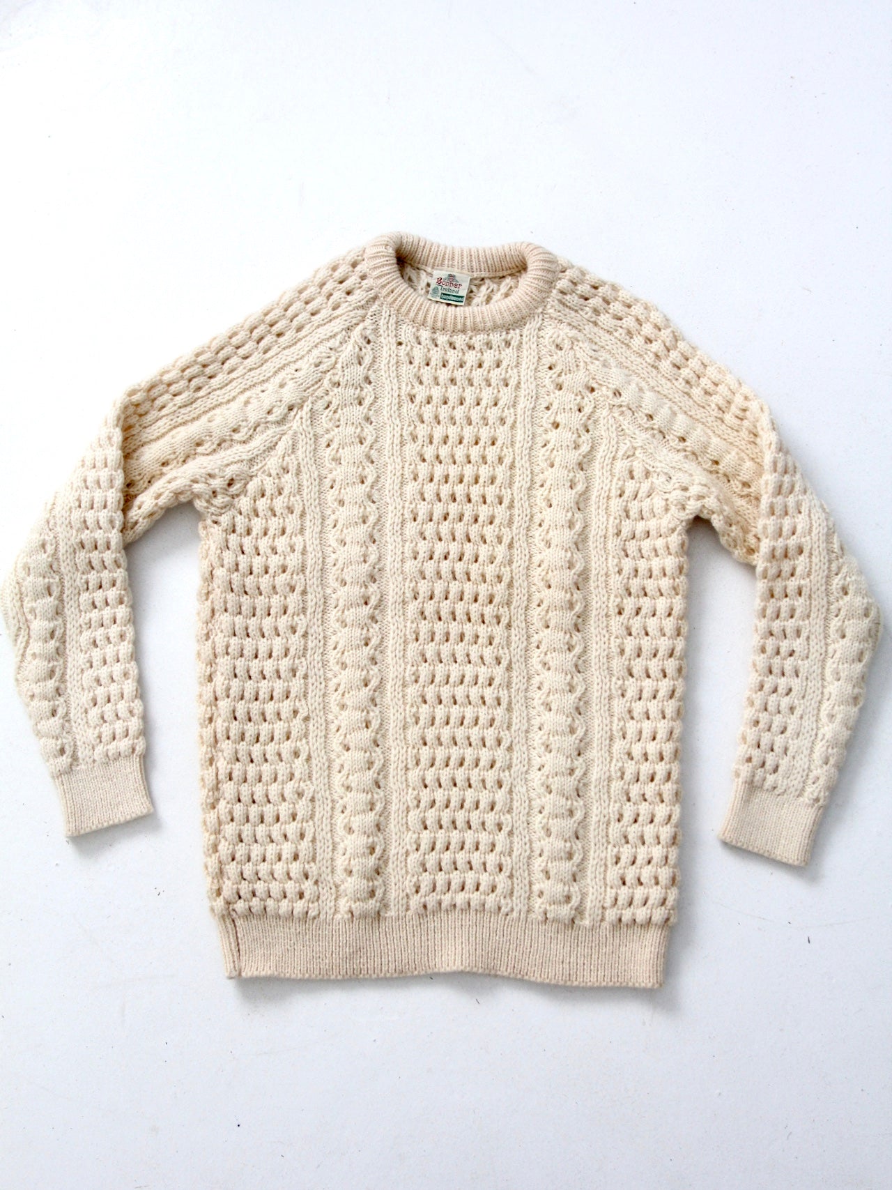 vintage Irish fisherman sweater