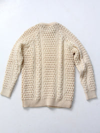 vintage Irish fisherman sweater