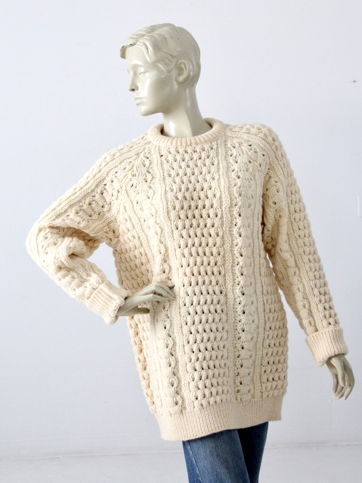 vintage Irish fisherman sweater