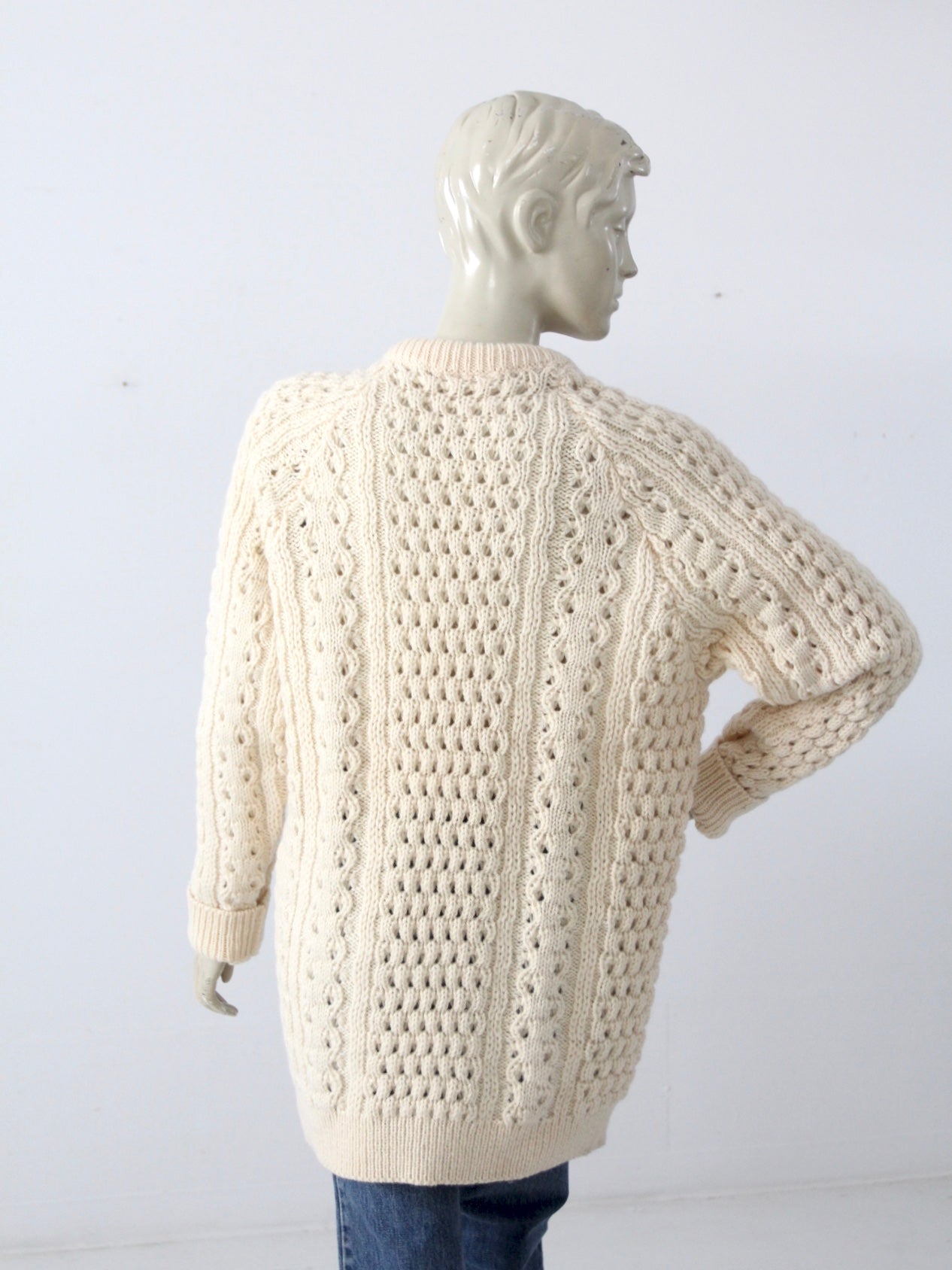 vintage Irish fisherman sweater