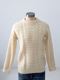 vintage Irish fisherman sweater