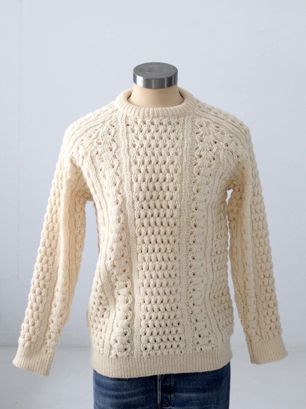 vintage Irish fisherman sweater