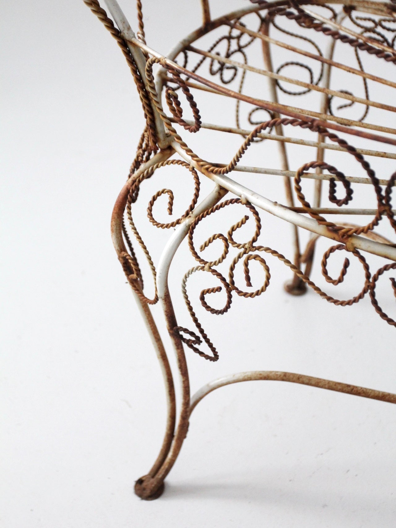vintage wrought iron peacock garden furniture