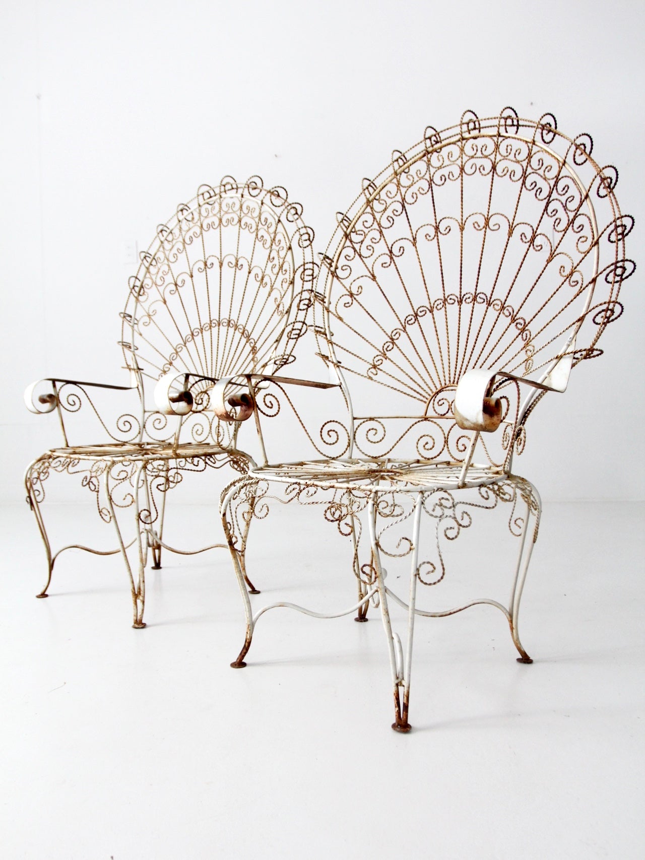 vintage wrought iron peacock garden furniture – 86 Vintage