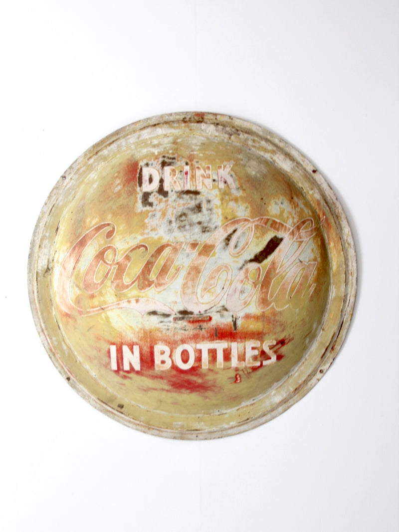 vintage Coca-Cola button sign