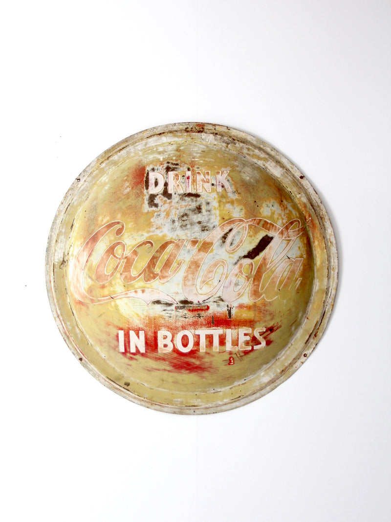 vintage Coca-Cola button sign