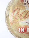 vintage Coca-Cola button sign