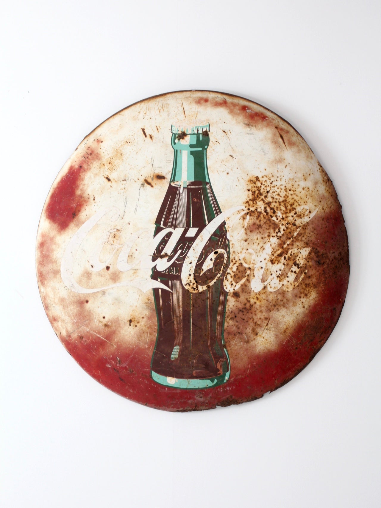 vintage Coca-Cola button sign – 86 Vintage