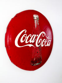 vintage Coca-Cola button sign