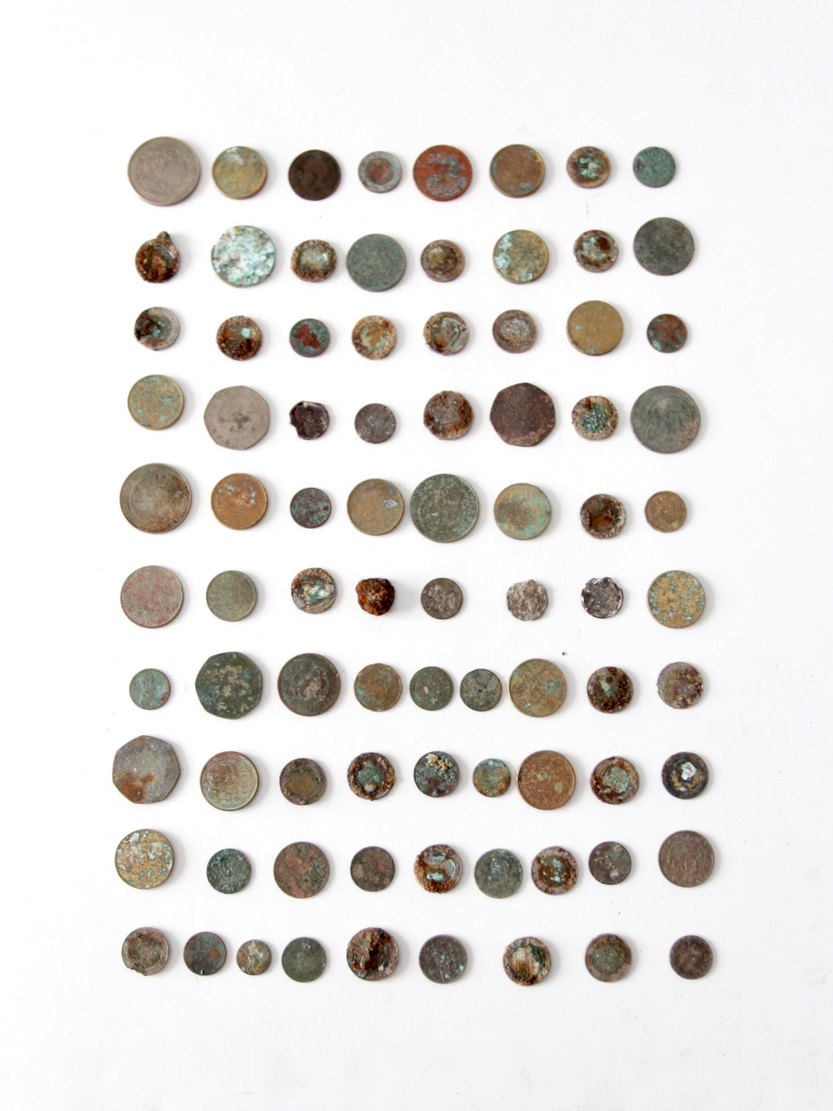 oxidized coin collection