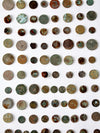 rusty coin art display