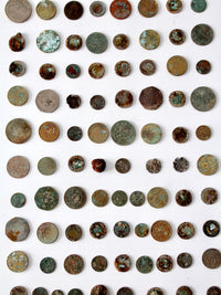 rusty coin art display