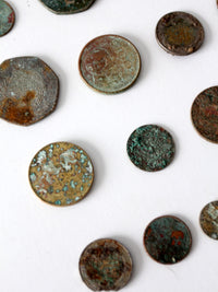 corroded coin collection