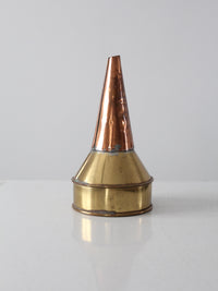 mixed metal funnel