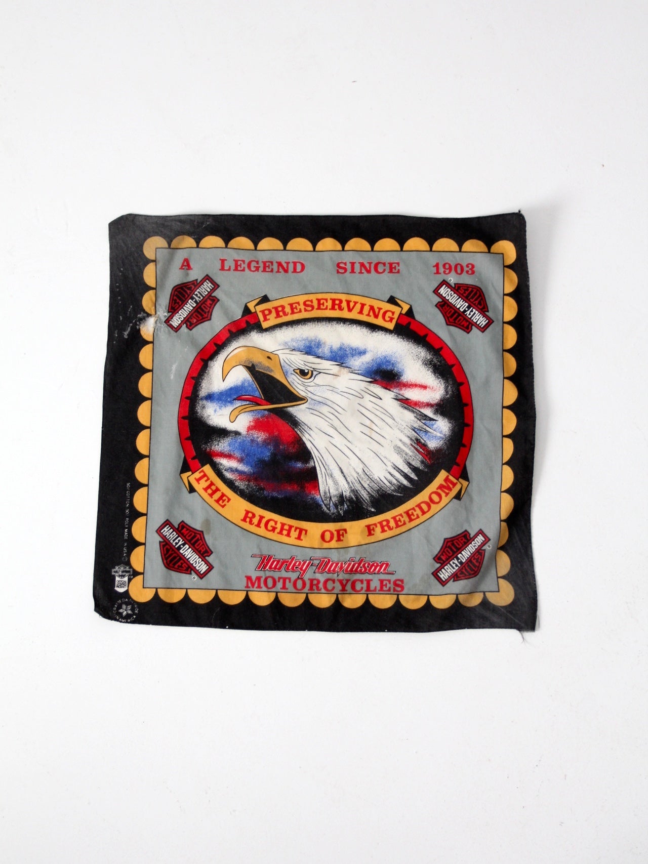 vintage Harley Davidson bandana – 86 Vintage vintage Harley Davidson bandana – 86 Vintage