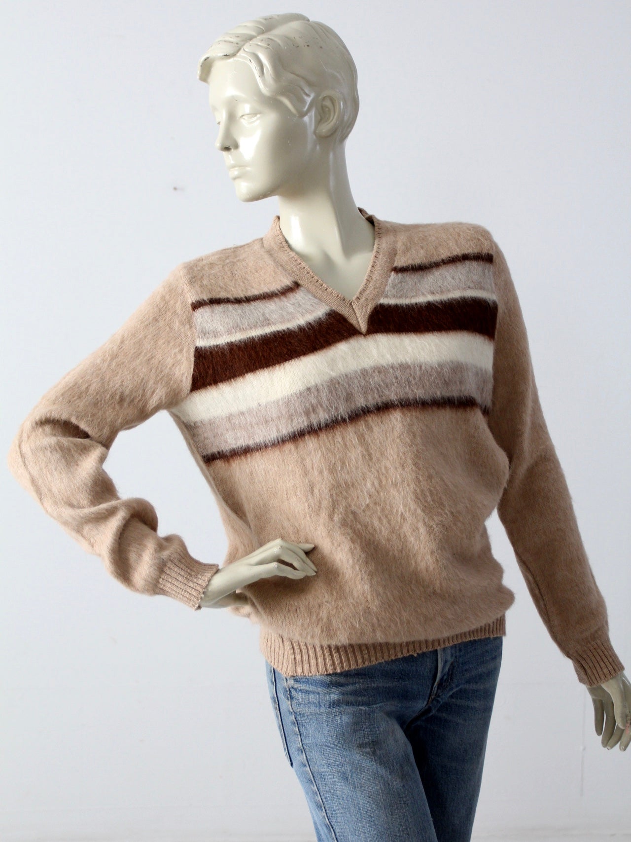Vintage mens top alpaca sweaters