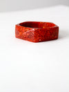 vintage chunky geometric bangle bracelet