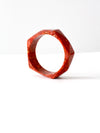 vintage chunky geometric bangle bracelet