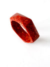 vintage chunky geometric bangle bracelet