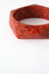 vintage chunky geometric bangle bracelet
