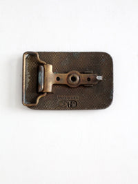 vintage 1989 MSA Conference brass buckle