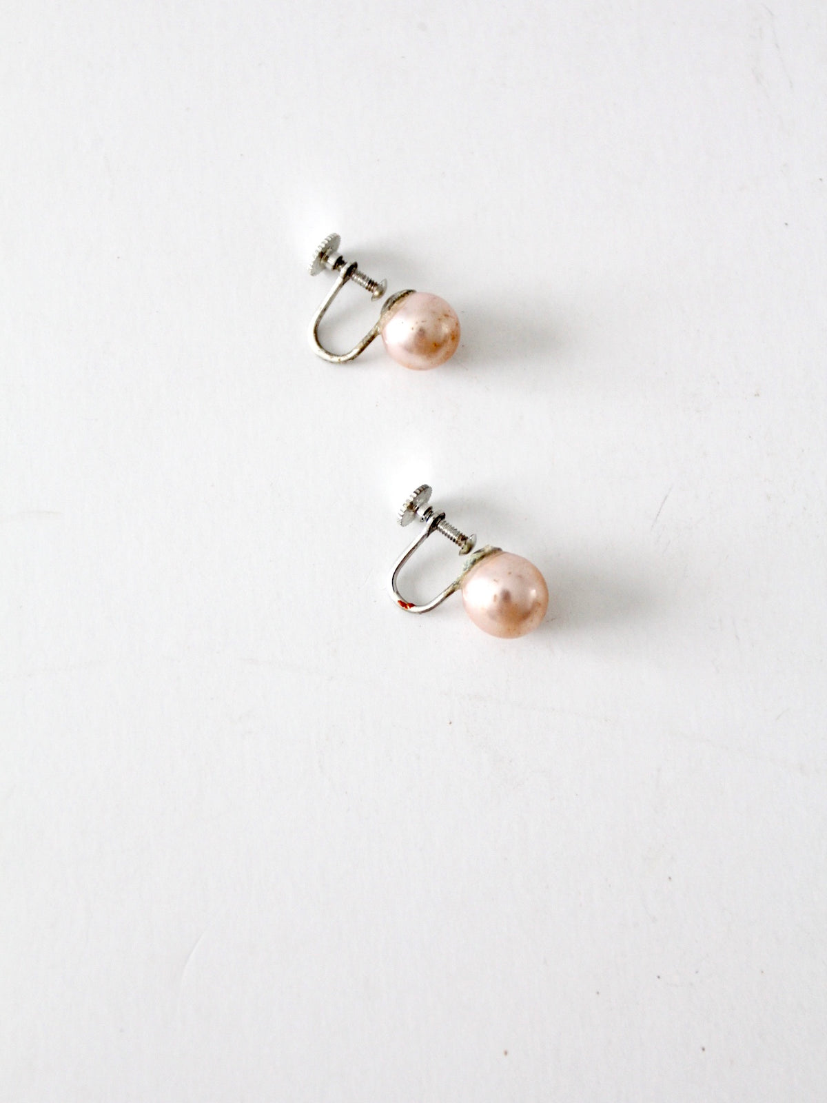 vintage Japanese faux pearl earrings