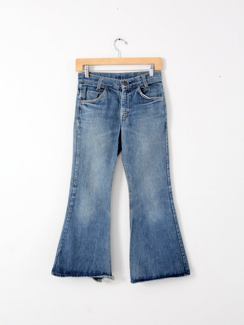 vintage Levis bell bottom jeans, 27 x 26