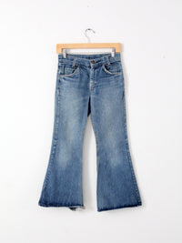 vintage Levis bell bottom jeans, 27 x 26