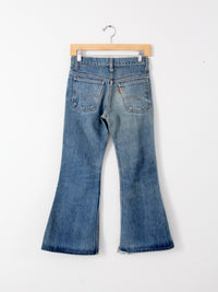 vintage Levis bell bottom jeans, 27 x 26