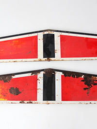 vintage large industrial signs