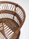 antique wicker bassinet