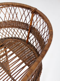 antique wicker bassinet