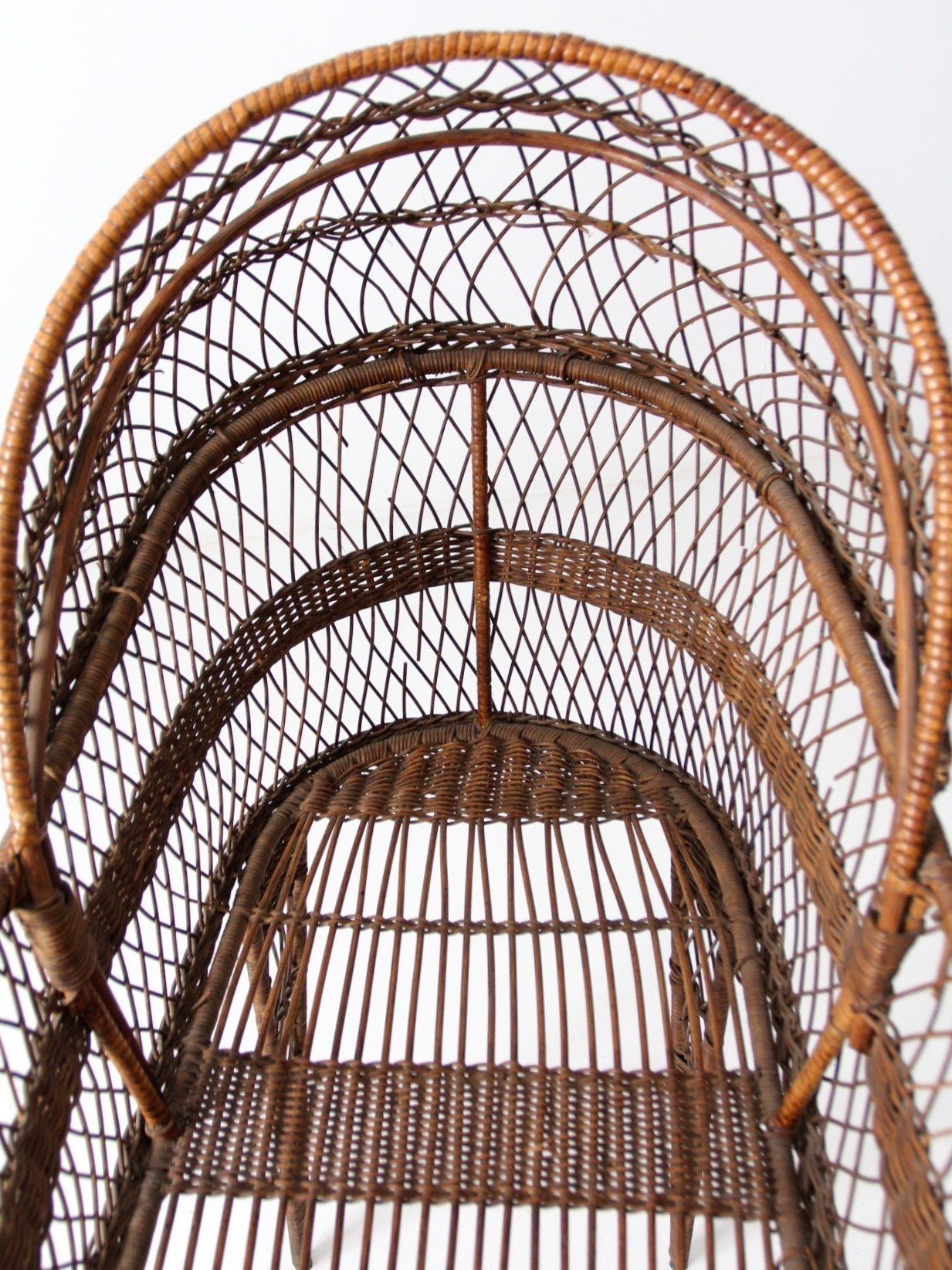 antique wicker bassinet