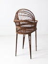 antique wicker bassinet