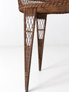 antique wicker bassinet