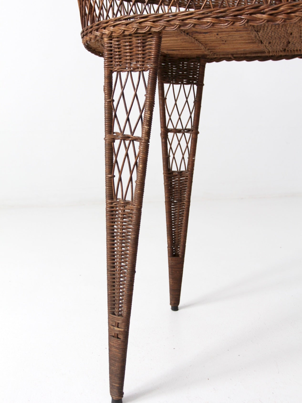 antique wicker bassinet