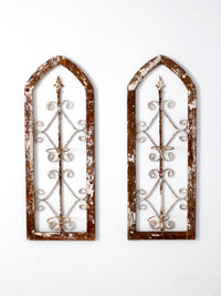antique architectural garden panels