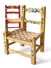 Mexican folk art children's chairs collection