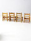 Mexican folk art children's chairs collection
