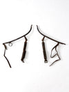 antique equestrian tack horse hames set