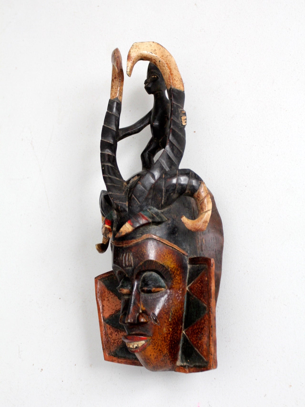 vintage African tribal art mask