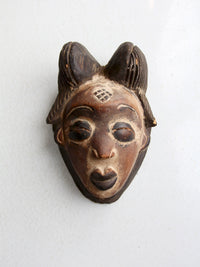 vintage African Punu tribal mask