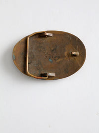 vintage brass buckle