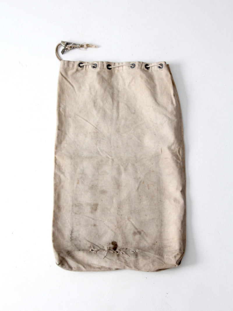 vintage canvas sack